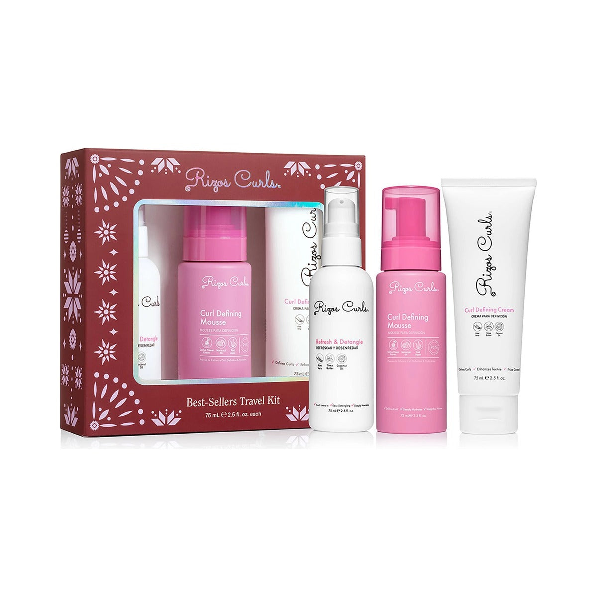 Rizos Curls Best-Sellers Holiday Travel Kit 3 Ct (Pack of 18)
