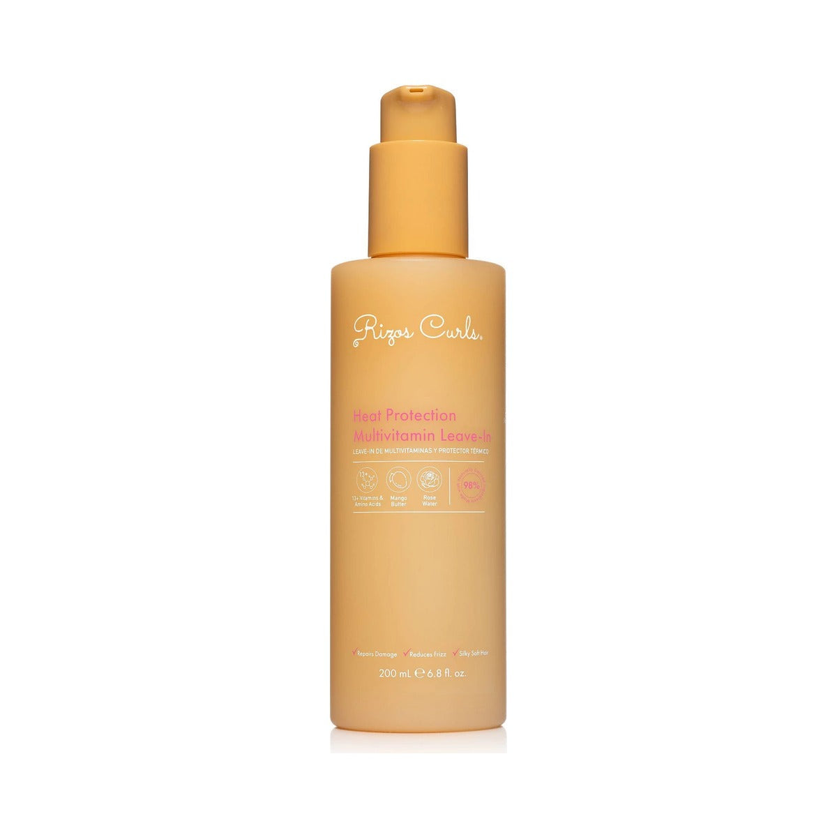Rizos Curls Heat Protection Leave-In Conditioner 6.8 Oz (Pack of 12)