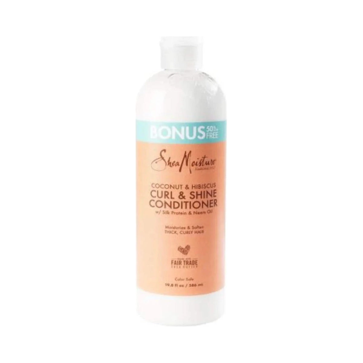 SheaMoisture Curl & Shine Conditioner Coconut & Hibiscus 19.5 Oz (Pack of 4)