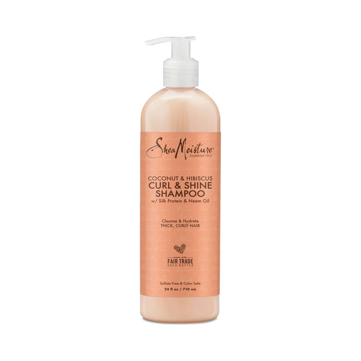 SheaMoisture Coconut & Hibiscus Shampoo 24 Oz (Pack of 6)
