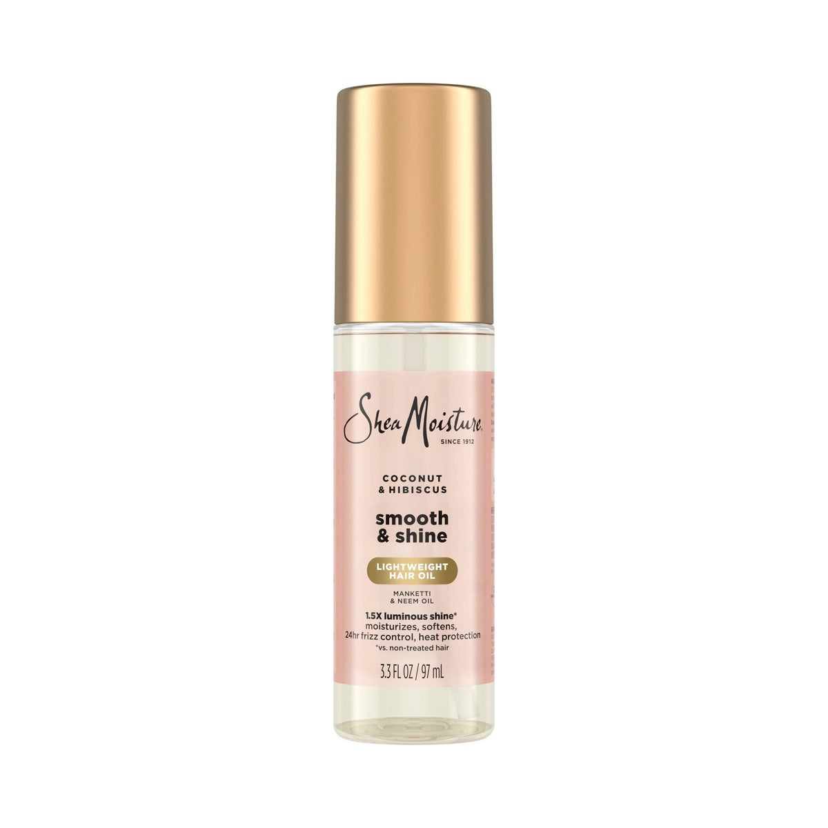 SheaMoisture Coconut & Hibiscus Smooth + Shine Oil 3.3 Oz (Pack of 6) - view 2