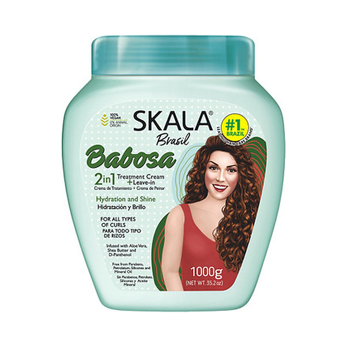 Skala Babosa Aloe Vera Hair Treatment Cream 35.2 Oz (Pack of 6)