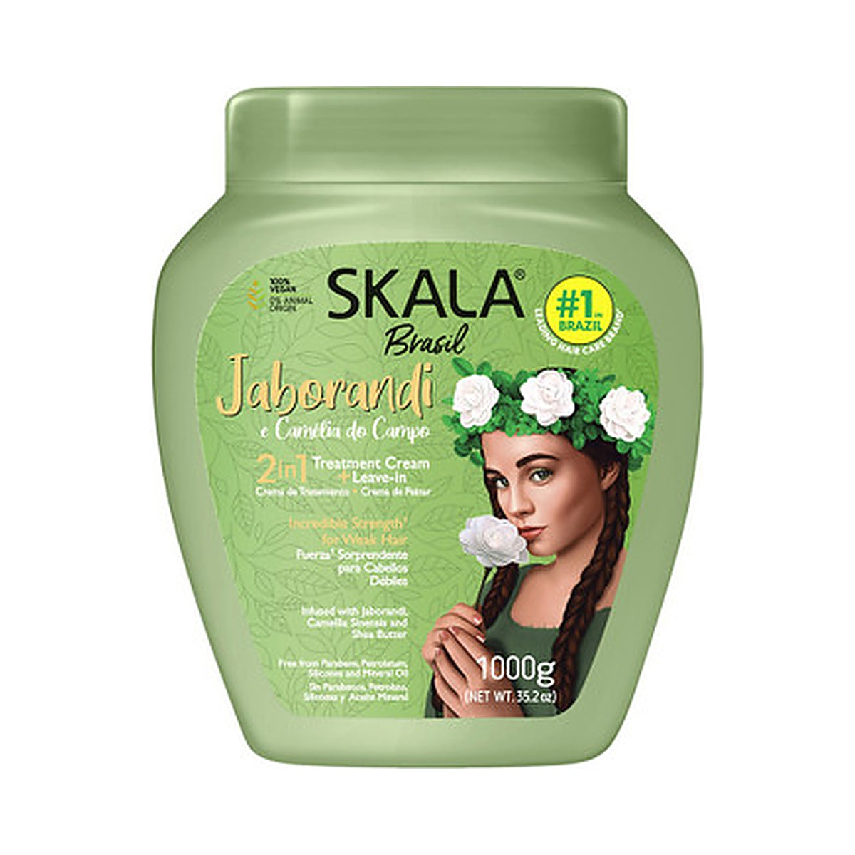 Skala Jaborandi & Camellia 2 in 1 Hair Cream 35.2 Oz (Pack of 6)