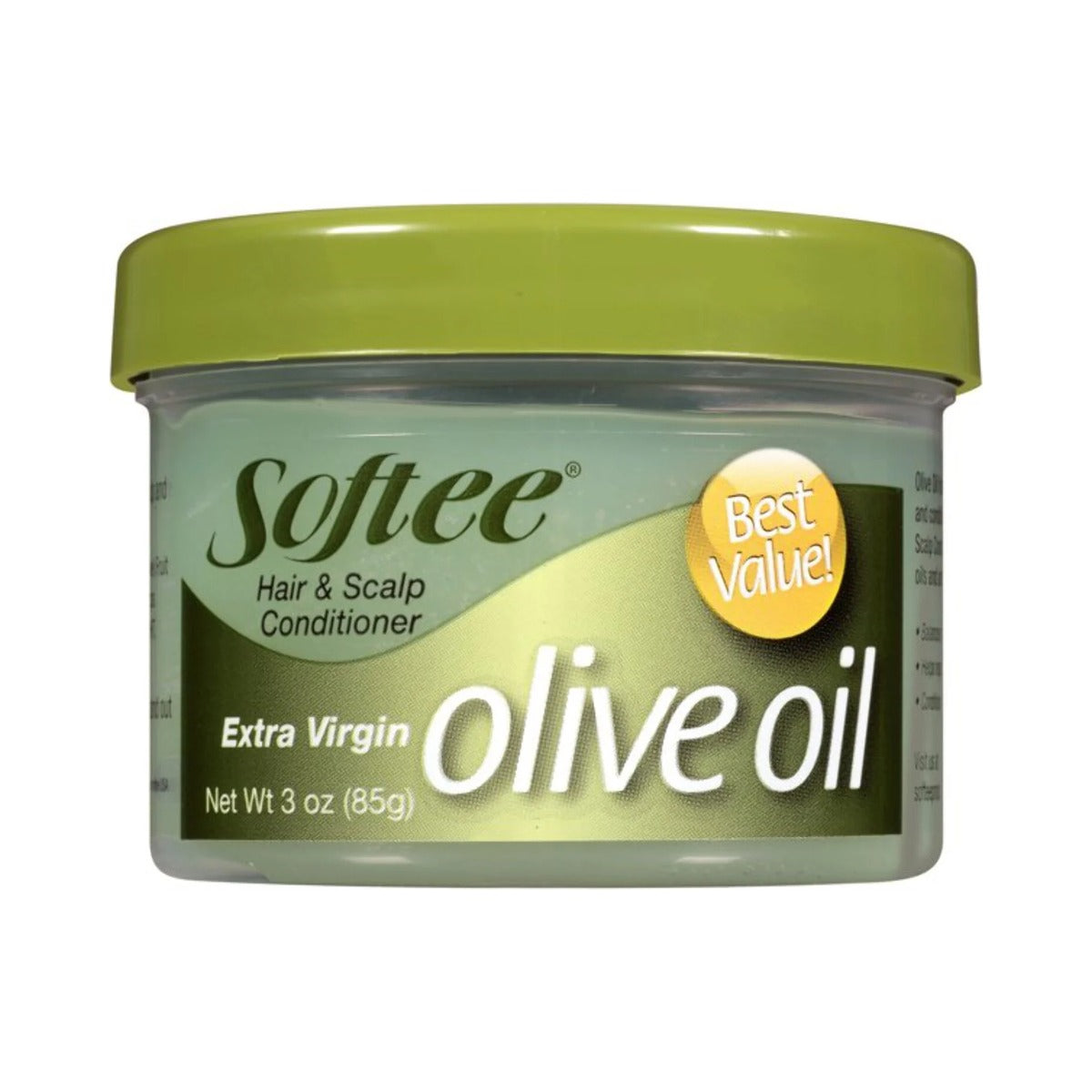 Softee Olive Oil Hair & Scalp Conditioner 3 Oz (Pack of 6)