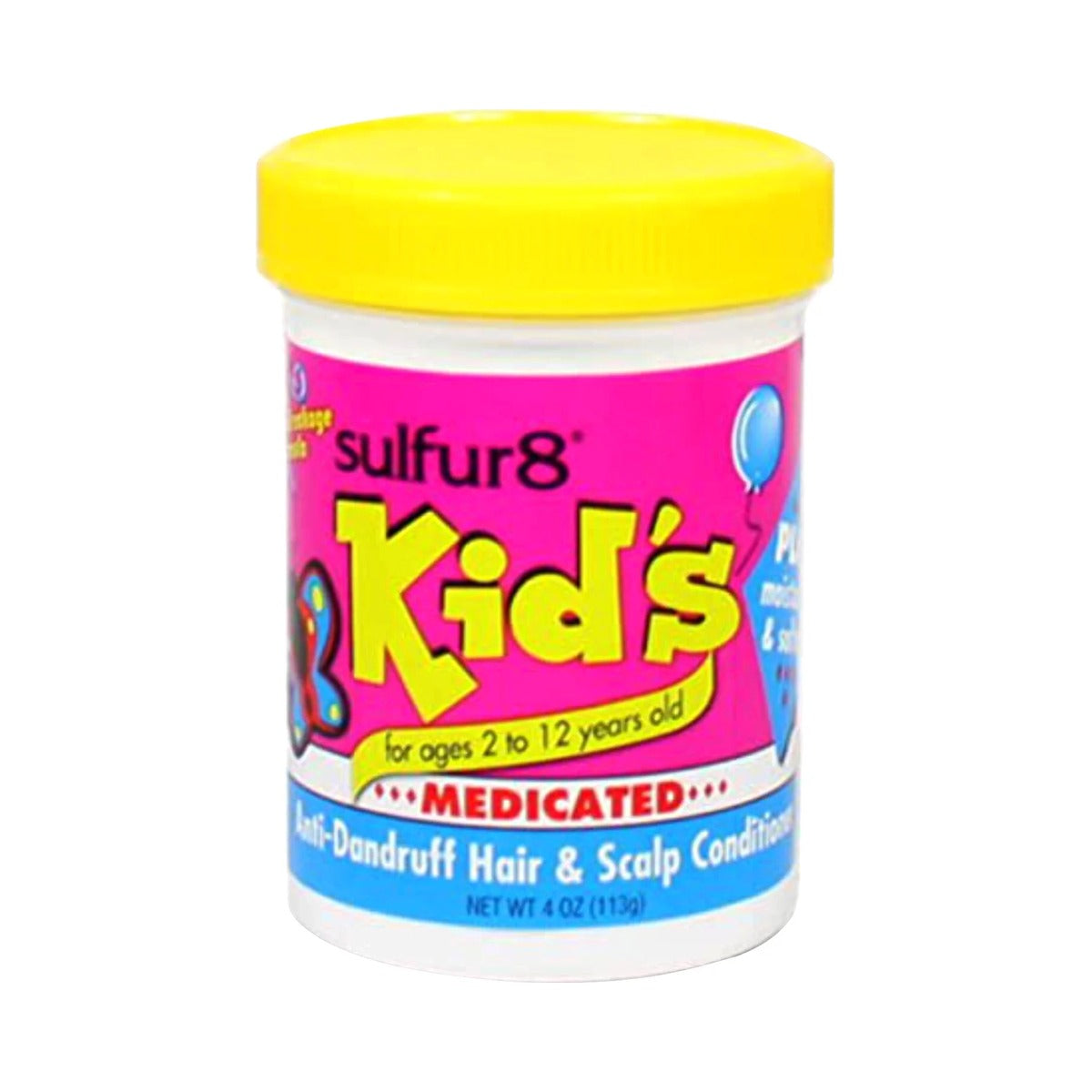 Sulfur8 Kids Medicated Anti-Dandruff Conditioner 4 Oz (Pack of 12)