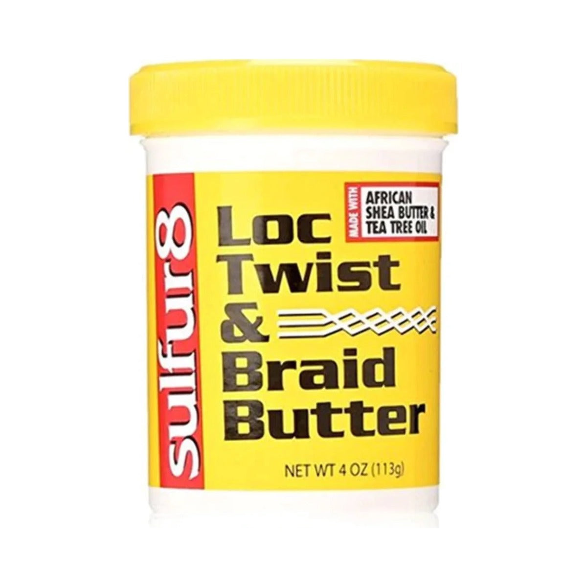 Sulfur8 Loc Twist & Braid Butter 4 Oz (Pack of 12)