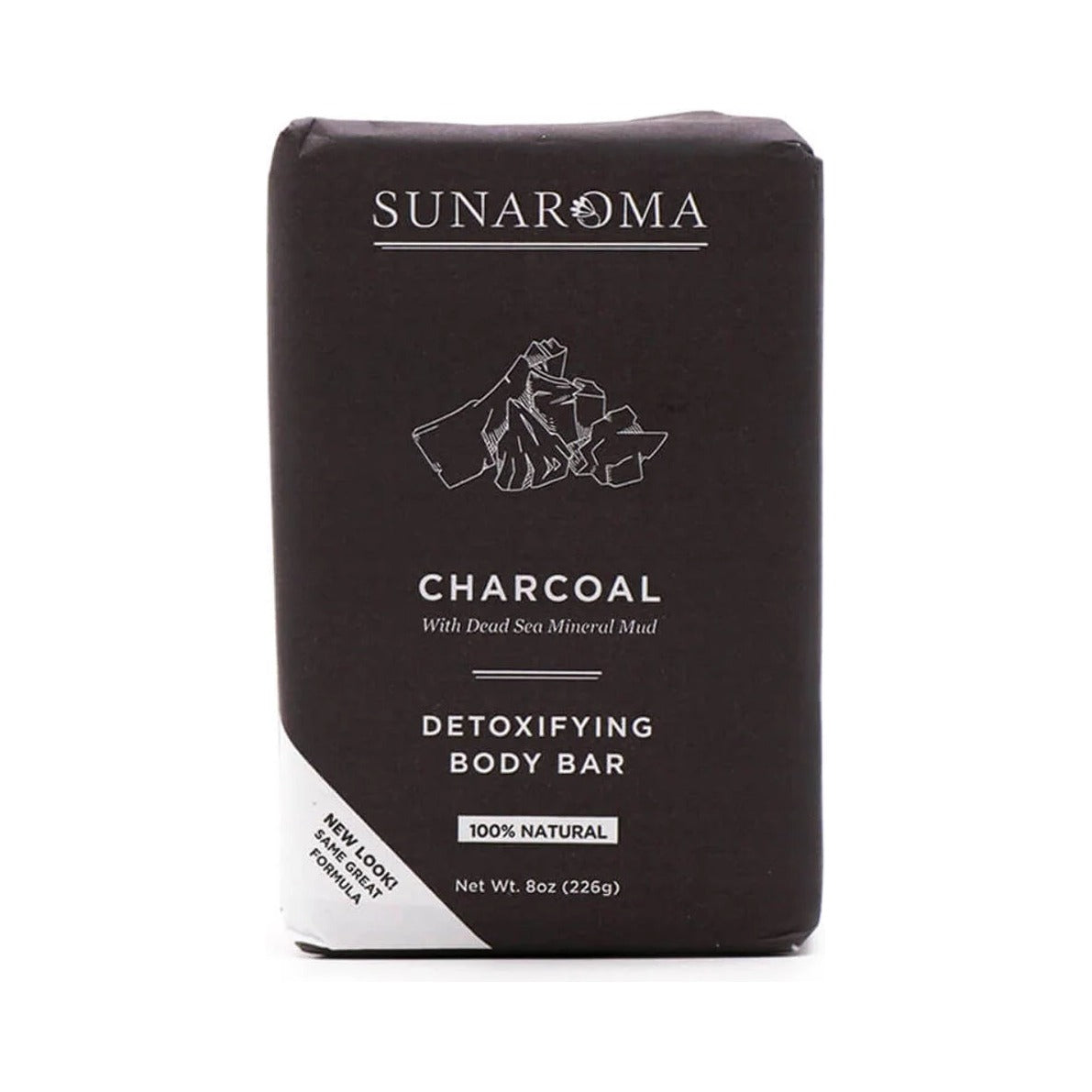 Sunaroma Charcoal Bar Soap 8 Oz (Pack of 36)