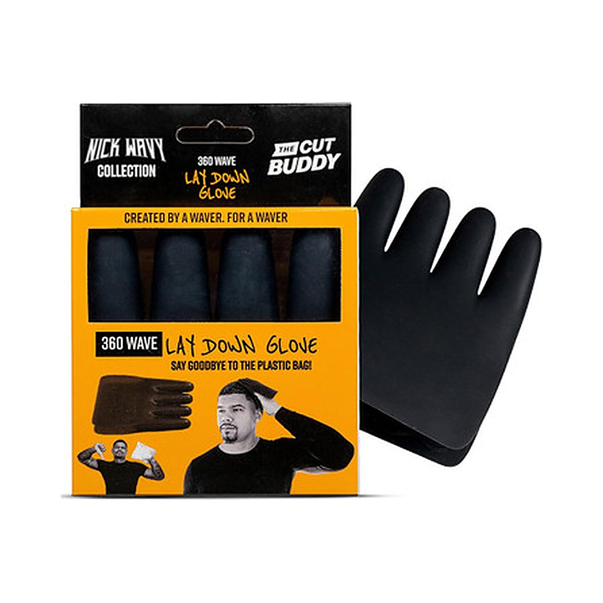 The Cut Buddy Nick Wavy Lay Down Waves Glove (Pack of 12)