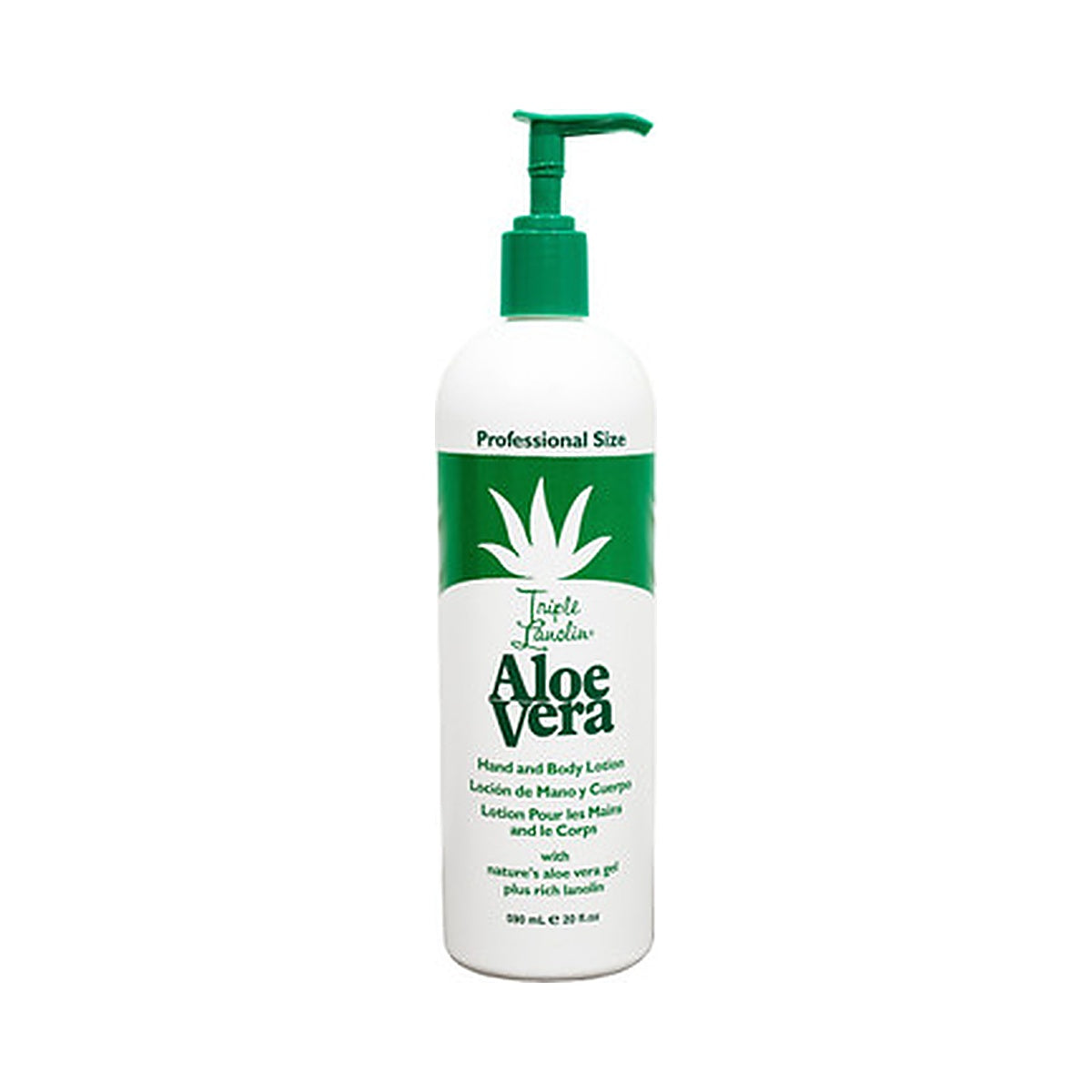 Triple Lanolin Aloe Vera Hand & Body Lotion 20 Oz (Pack of 12)