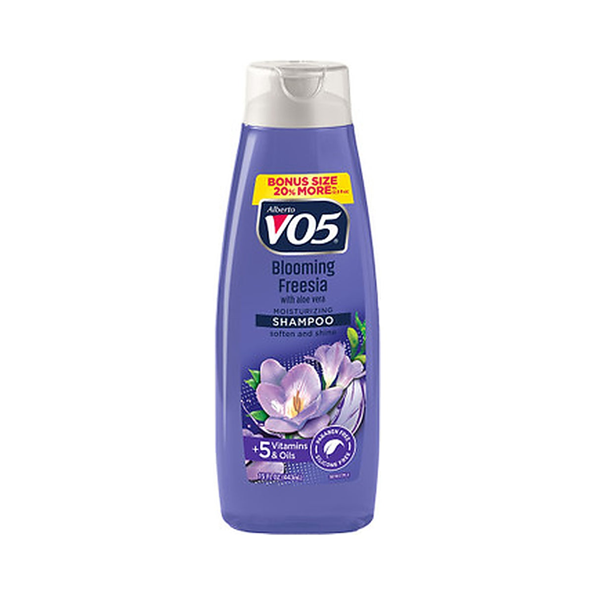 Alberto VO5 Moisturizing Blooming Freesia Shampoo 15 Oz (Pack of 6)