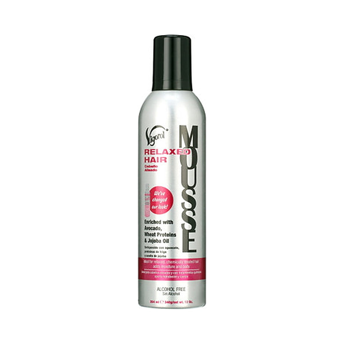 Vigorol Relaxed Hair Mousse 12 Oz (Pack of 6)