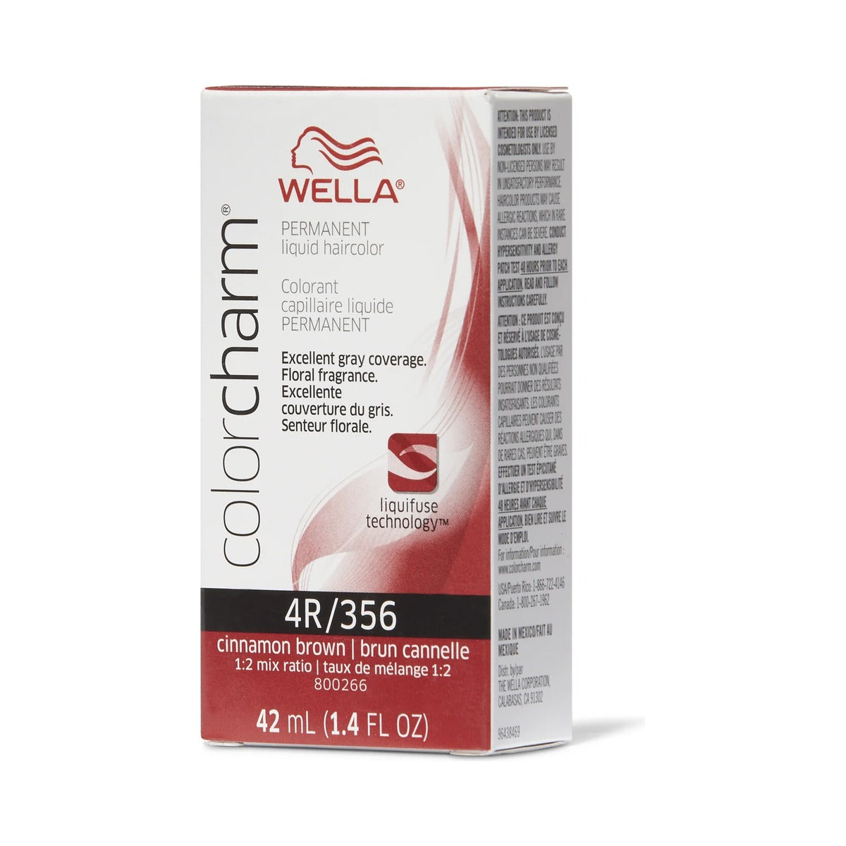 Wella Color Charm Permanent Liquid Haircolor 356 1.4 Oz (Pack of 36)