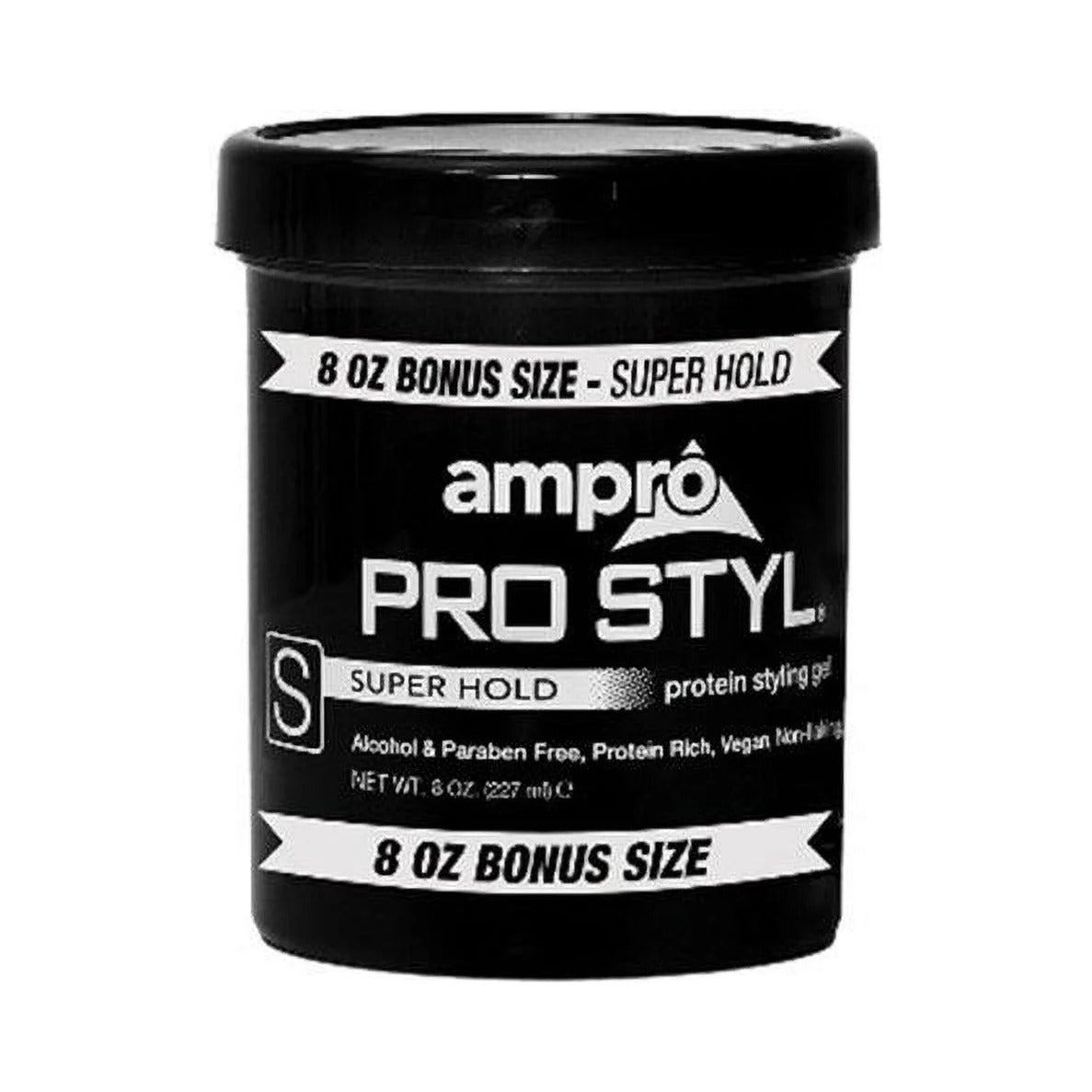 Ampro Protein Styling Gel Super 8 Oz (Pack of 12)
