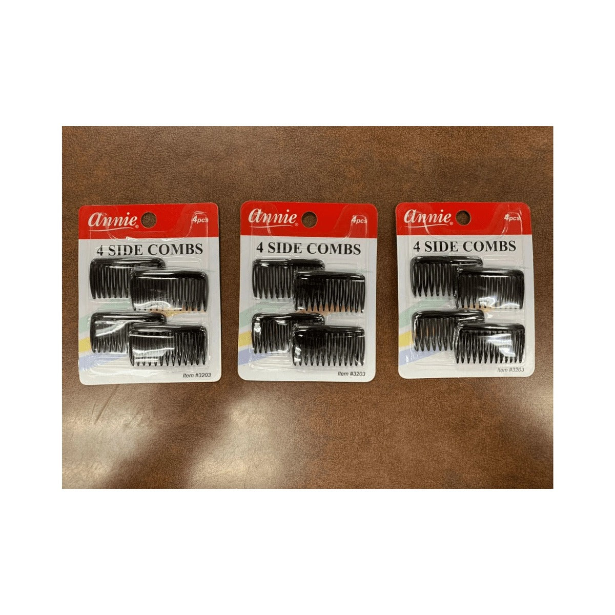 Annie Side Hair Comb Small Black (Pack of 864)