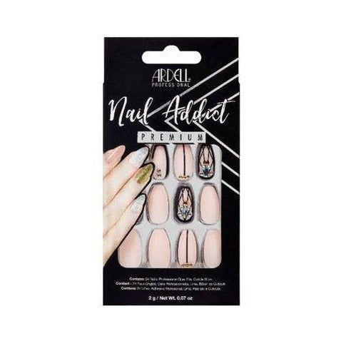 Ardell Nail Addict Premium Artificial Nail Set Blush (Pack of 72) - view 2