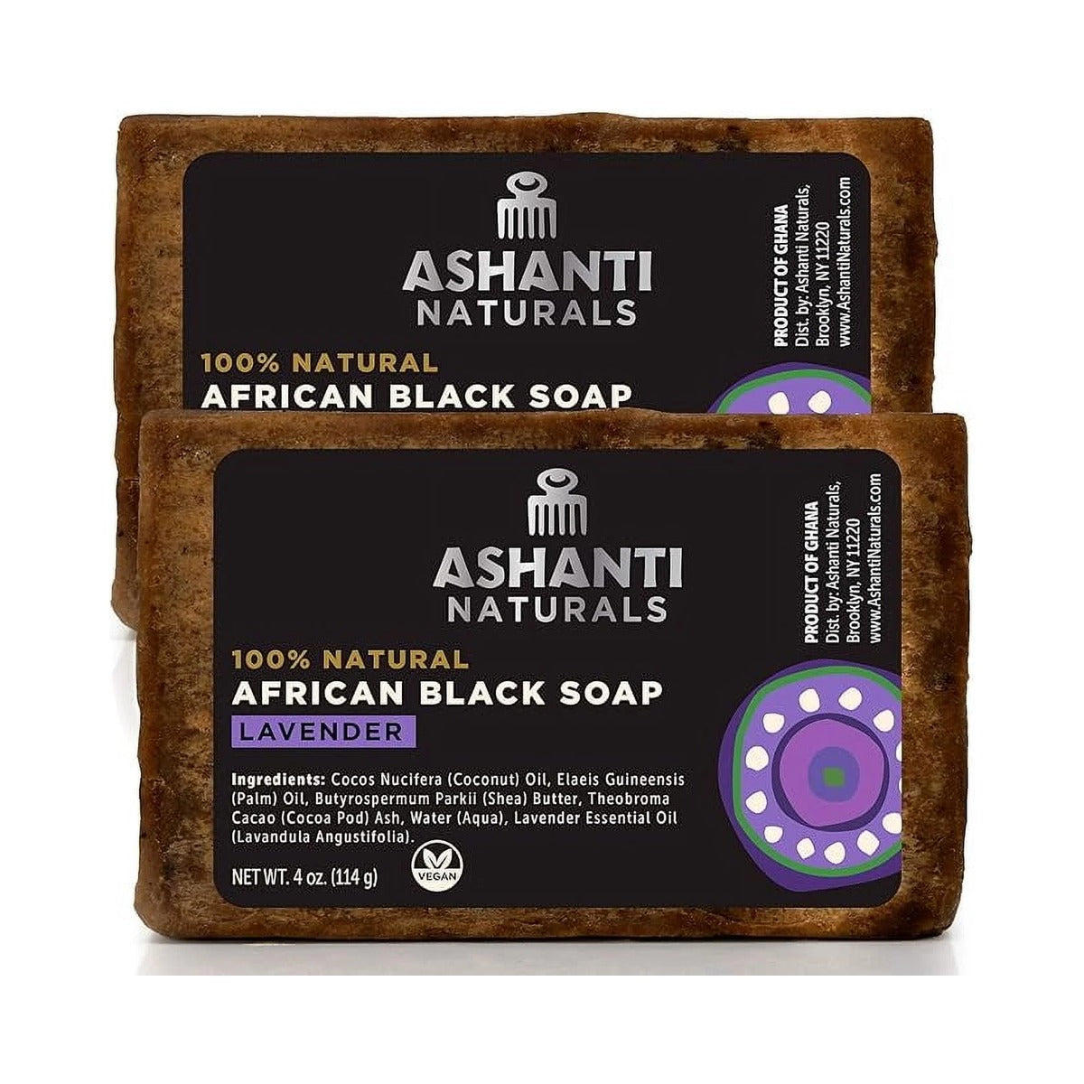 Ashanti Naturals Bar Soap Lavender 4 Oz (Pack of 144)