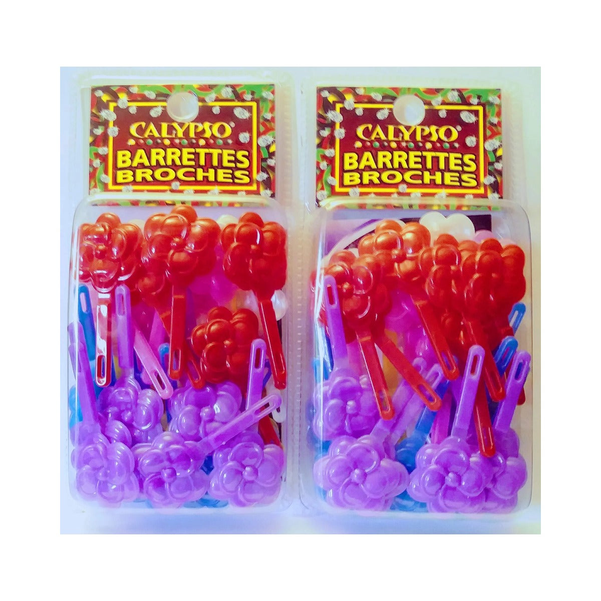 Calypso Hair Barrettes Roses (Pack of 144)