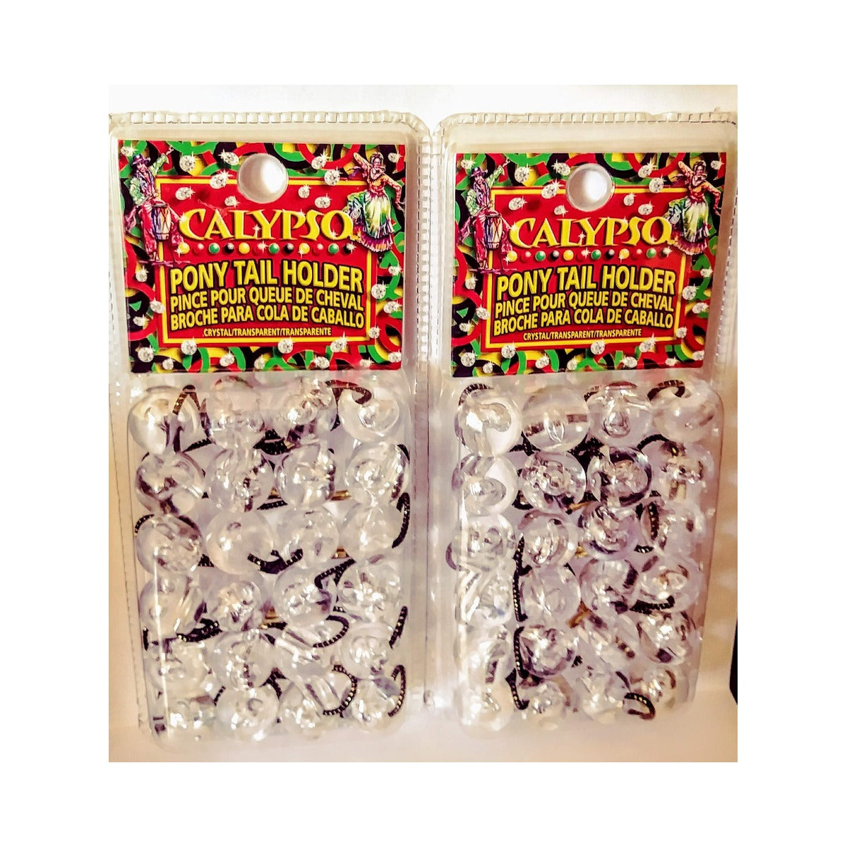 Calypso Clear Pony Tail Holders (Pack of 144)