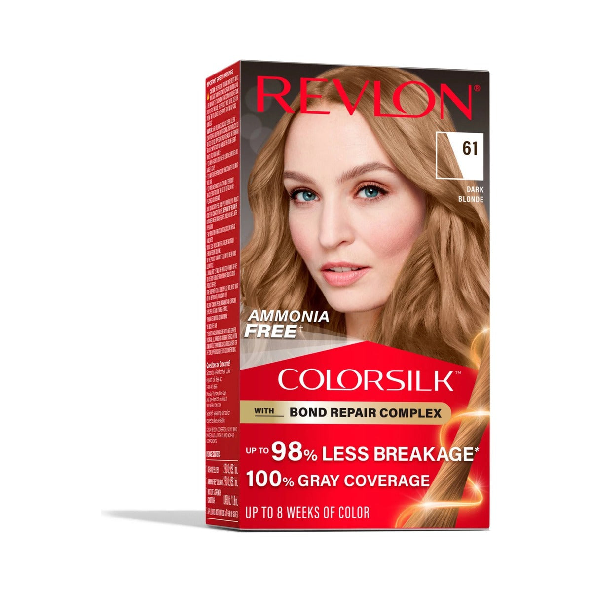 Revlon ColorSilk Permanent Hair Color 61 Dark Blonde 4.4 Oz (Pack of 12) - view 2