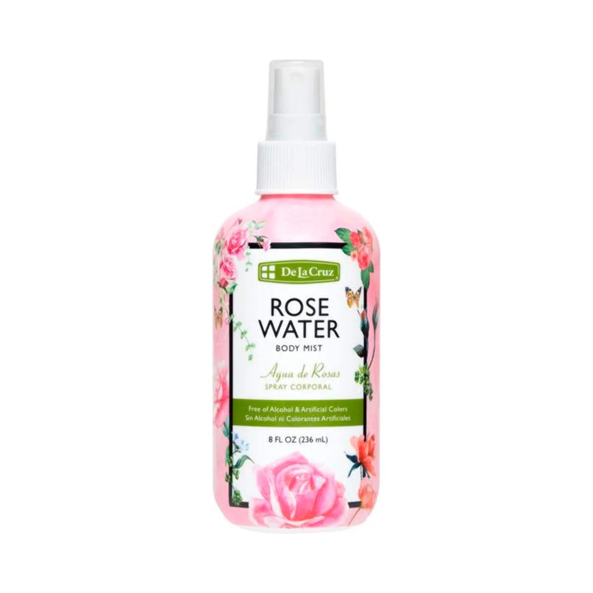 De La Cruz Rose Water Mist 8 Fl Oz (Pack of 12)