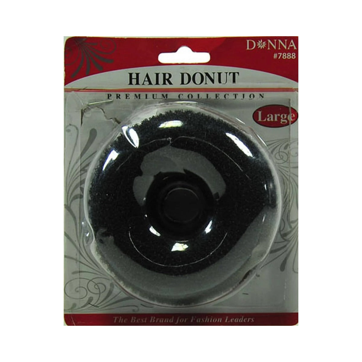 Donna Broadway Titan Mesh Hair Donut Large Black (Pack of 144)
