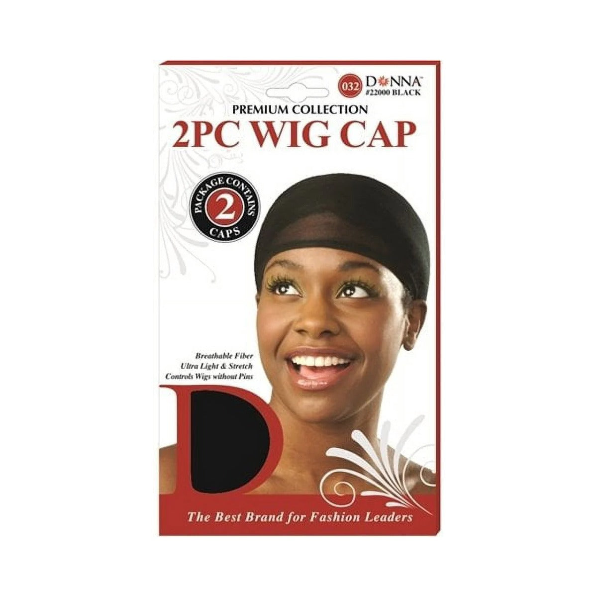 Donna Collection Premium Wig Cap Black (Pack of 288)