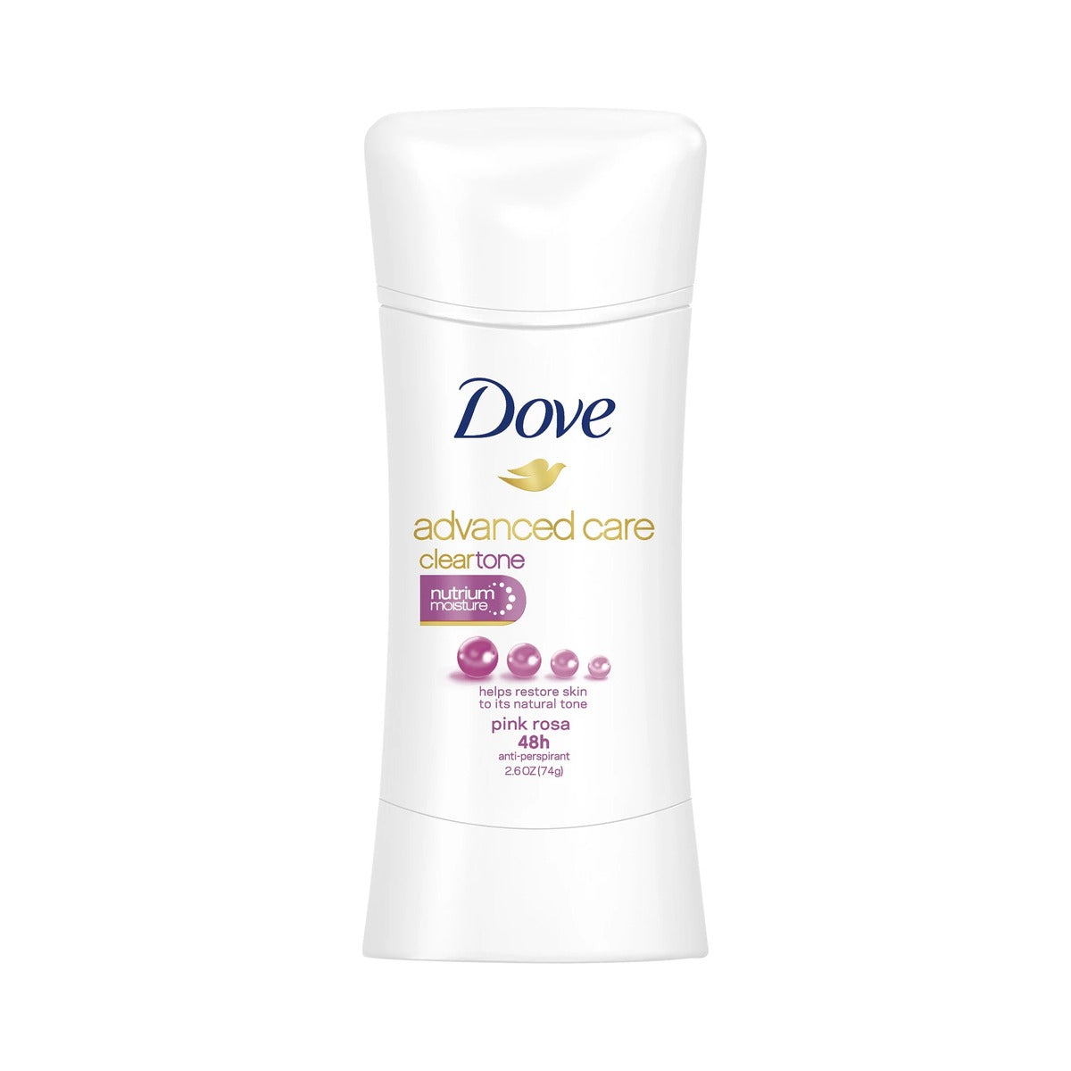 Dove Advanced Care Pink Rosa Antiperspirant Deodorant Stick (Pack of 12)