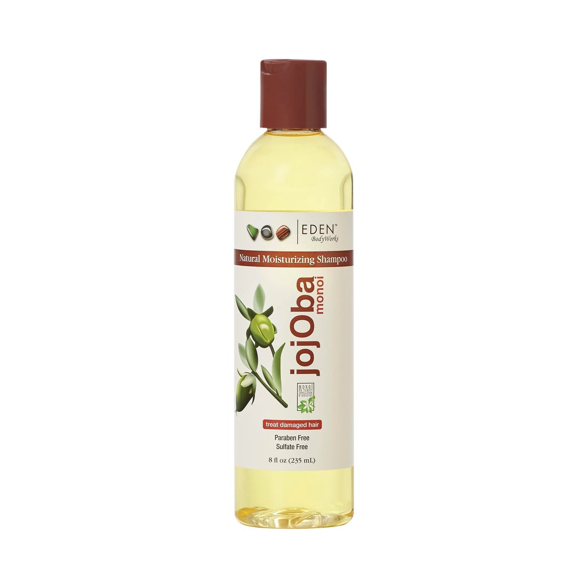 Eden BodyWorks Moisturizing Shampoo Jojoba 8 Fl Oz (Pack of 6)