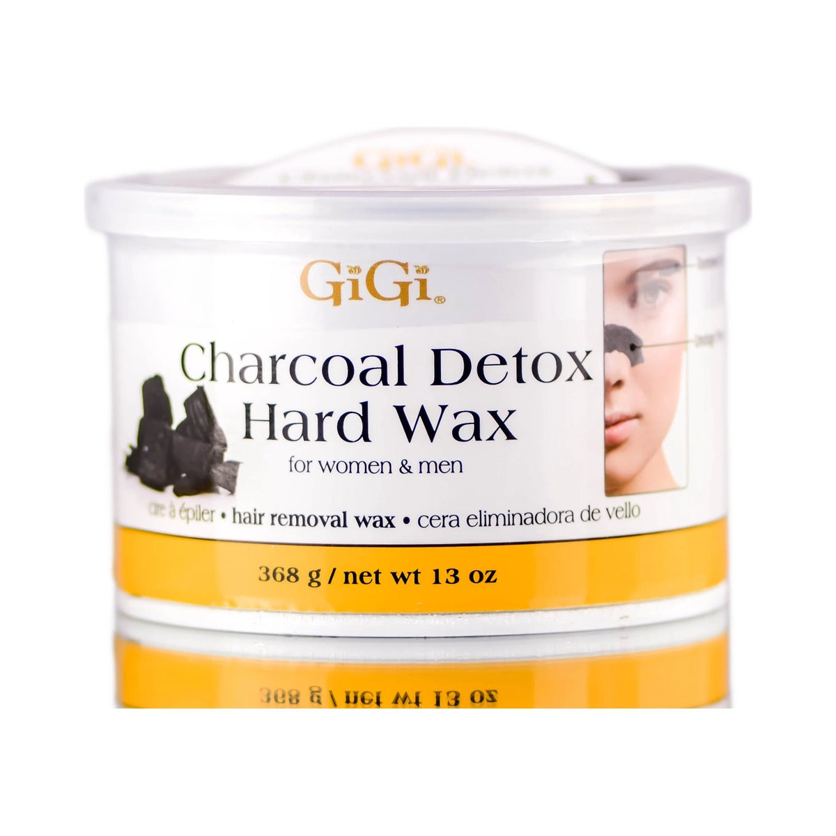 GiGi Charcoal Detox Hard Wax 13 Oz (Pack of 24)