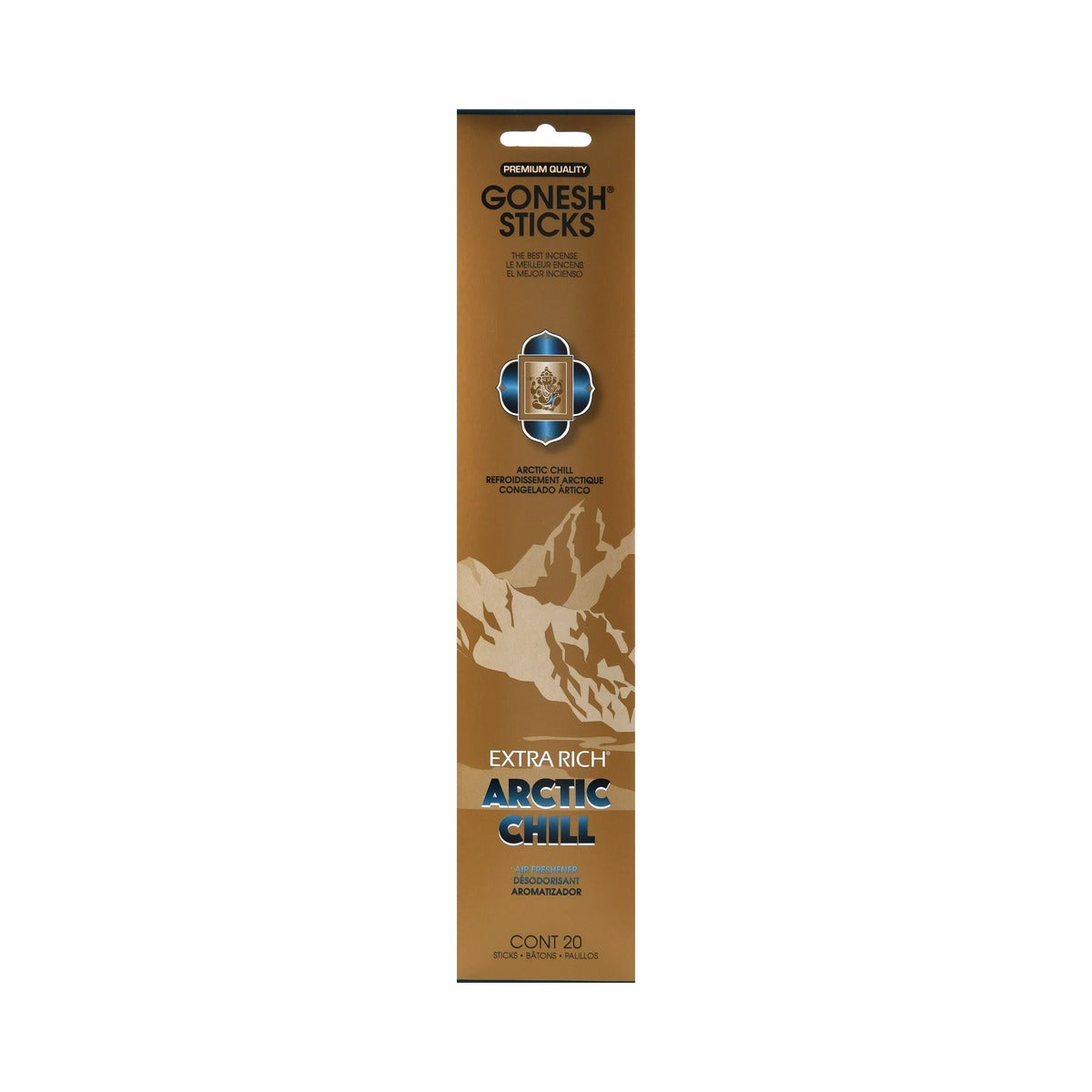 Gonesh Extra Rich Incense Arctic Chill (Pack of 144)