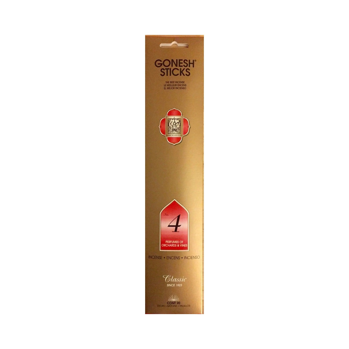 Gonesh Incense Sticks Exotic Orchids (Pack of 144)