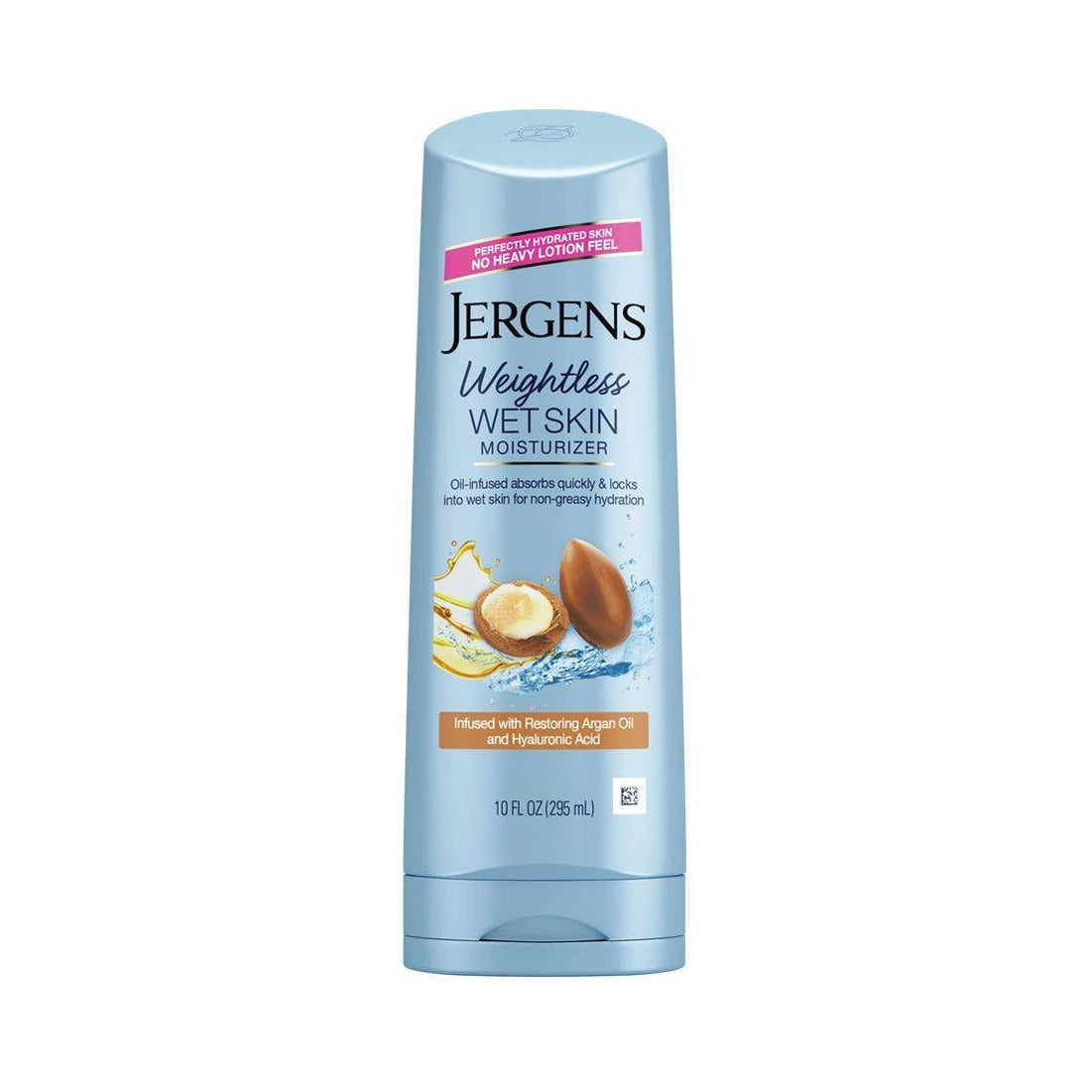 Jergens Argan Oil Weightless Wet Skin Body Lotion 10 Oz (Pack of 4) - view 2