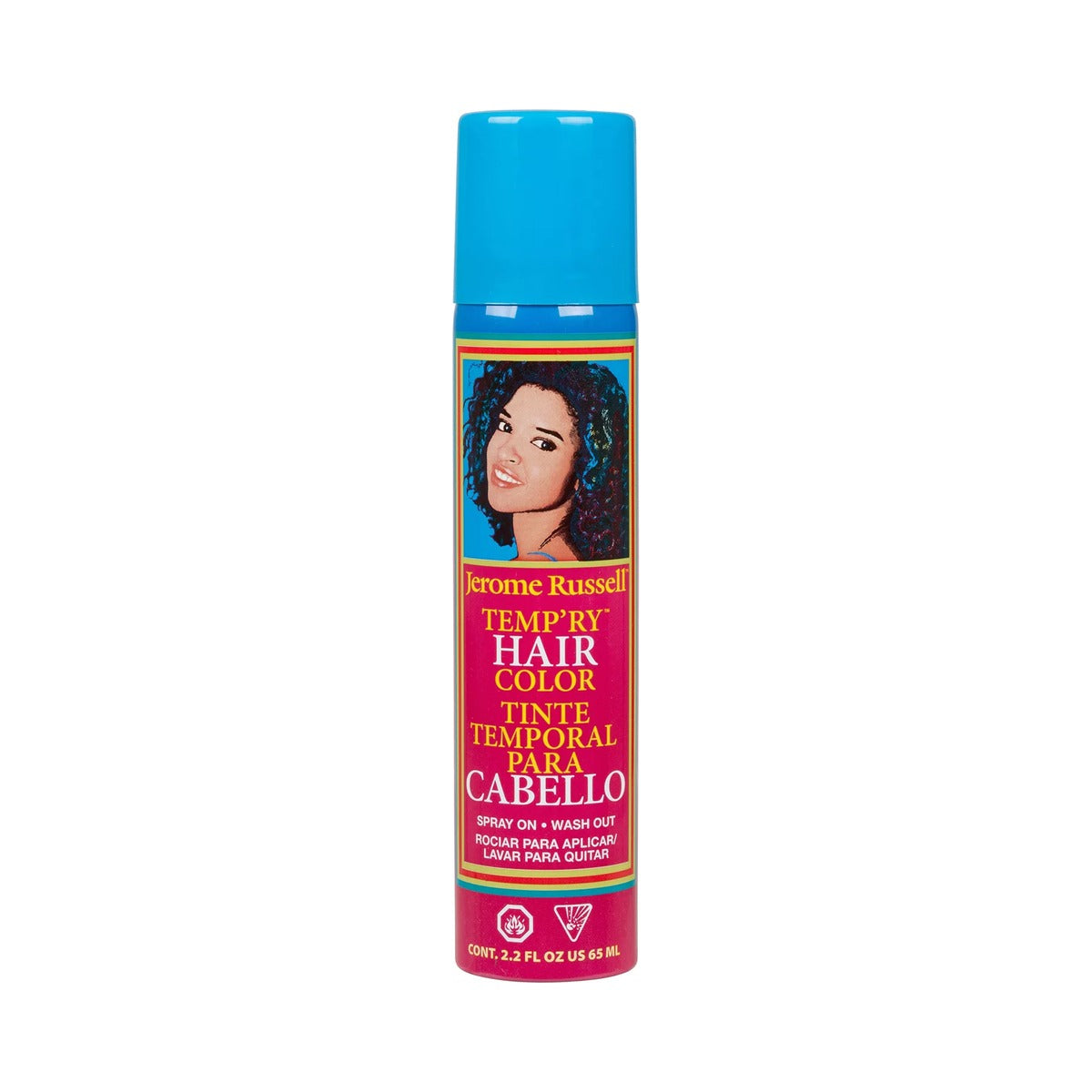Jerome Russell Temp Ry Color Spray Blue 2.2 Oz (Pack of 72)