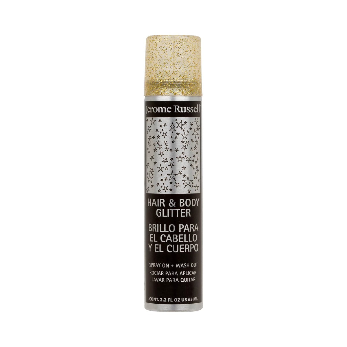 Jerome Russell Hair And Body Glitter Spray Gold 2.2 Oz (Pack of 72)