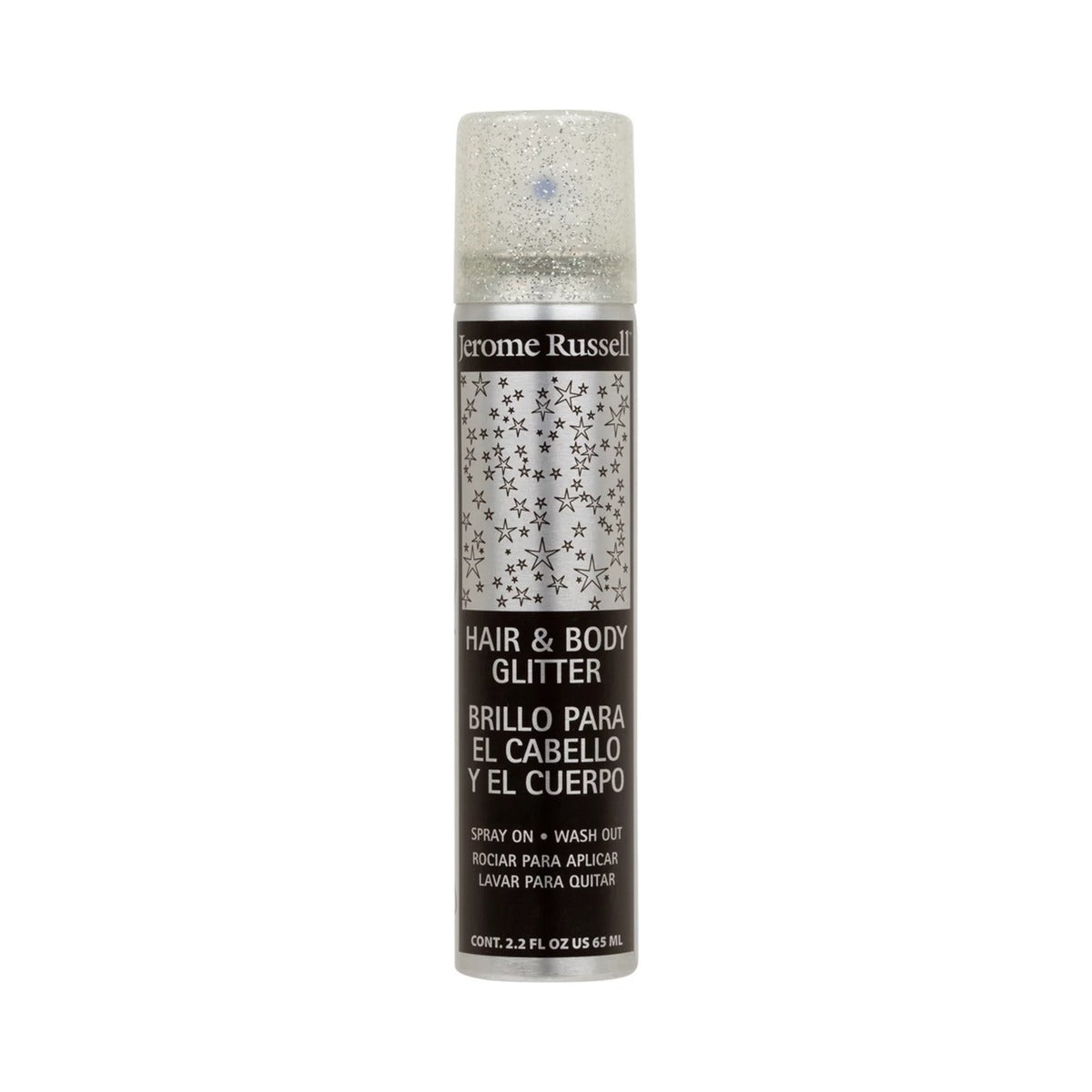 Jerome Russell Hair & Body Glitter Spray Silver 2.2 Oz (Pack of 72) - view 2