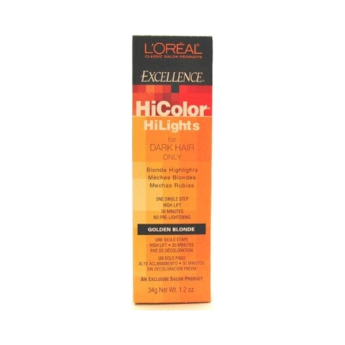 L'Oreal Paris Excellence HiColor Golden Blonde 1.2 Oz (Pack of 72)