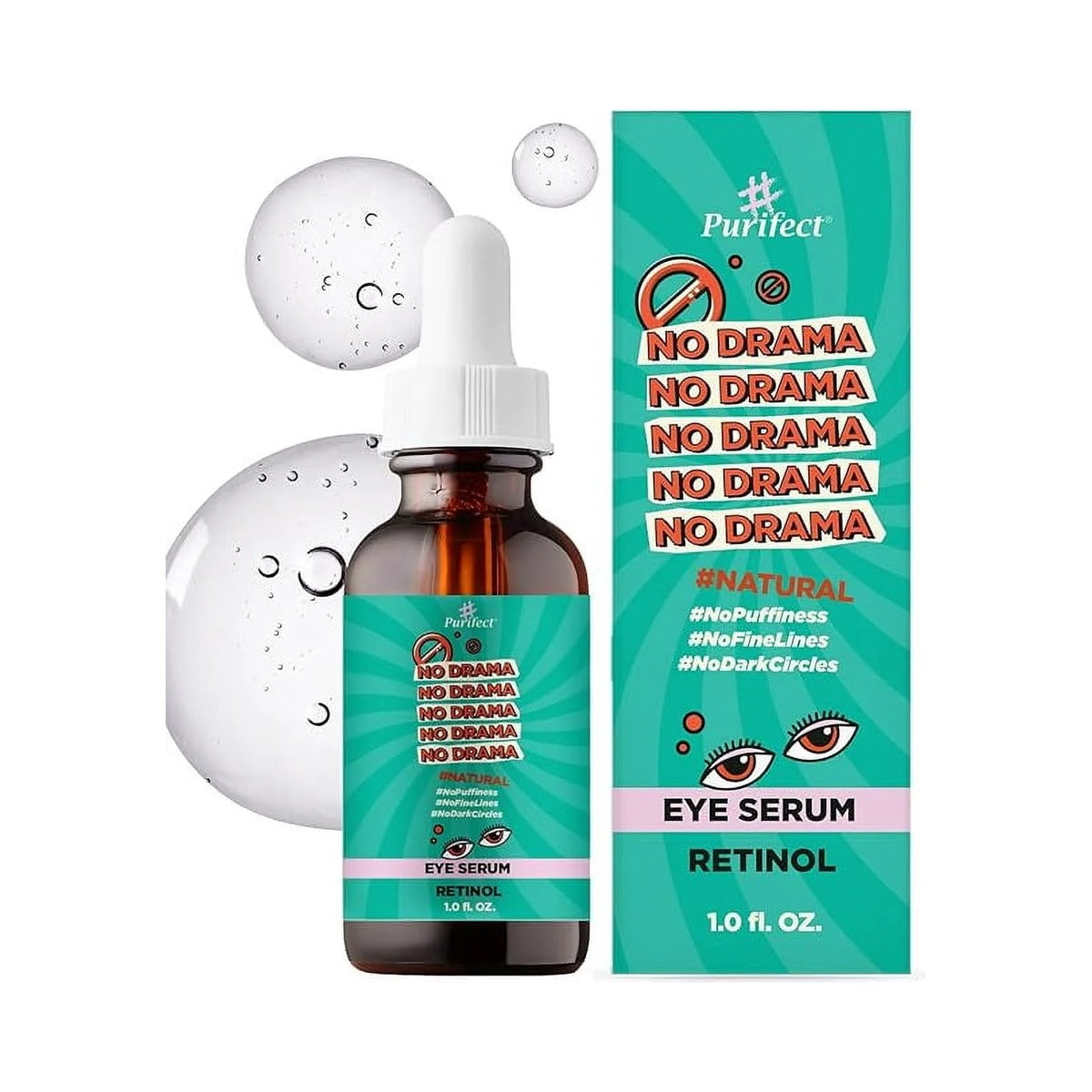Purifect No Drama Retinol Eye Serum 1 Fl Oz (Pack of 96)