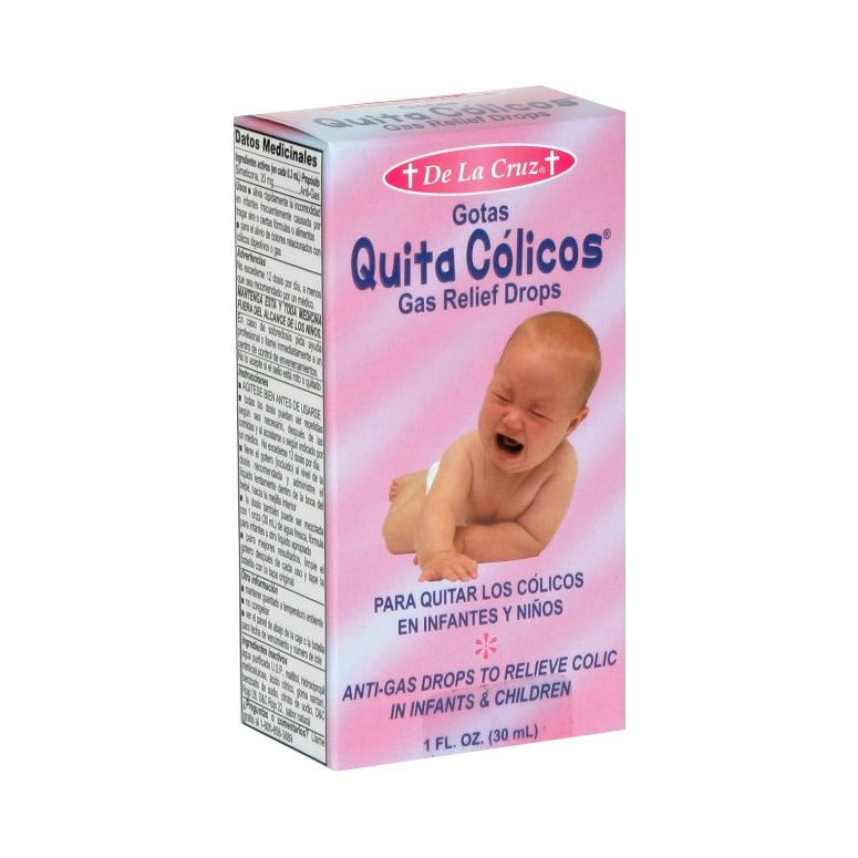 De La Cruz Gas Relief Drops 1 Fl Oz (Pack of 12)
