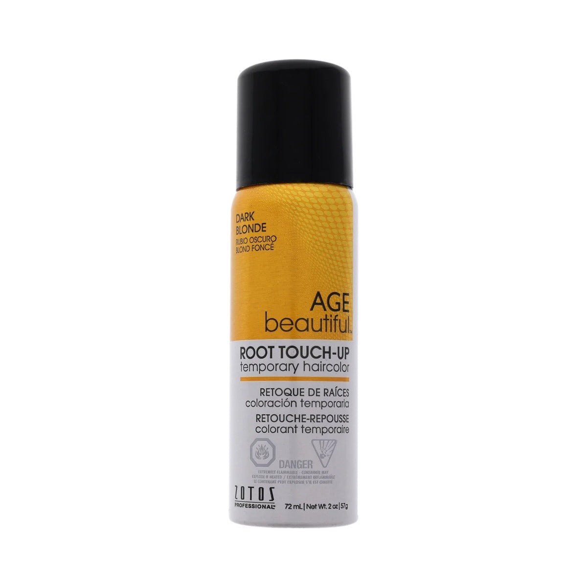AGEbeautiful Root Touch Up Temporary Haircolor Spray Dark Blonde 2 Oz (Pack of 3