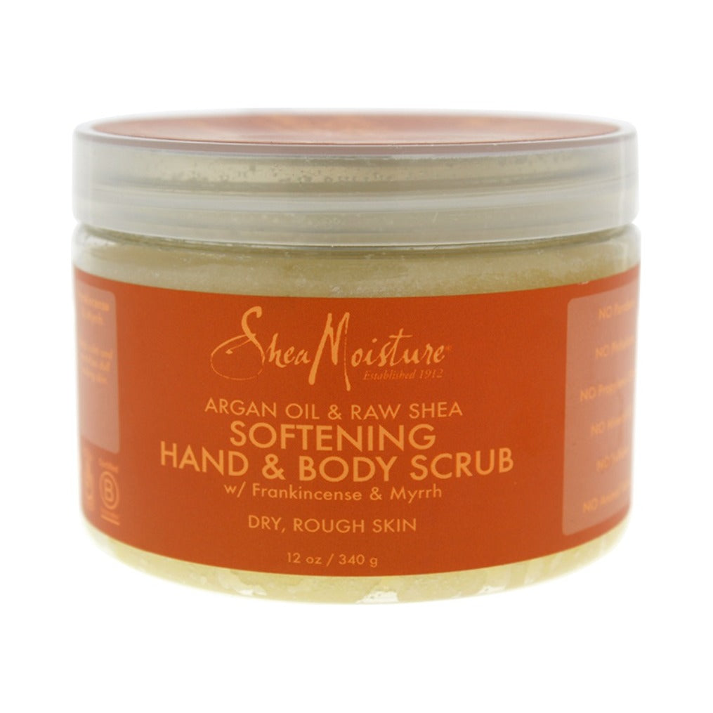 SheaMoisture Argan Oil & Raw Shea Butter Hand & Body Scrub 12 Oz (Pack of 24)