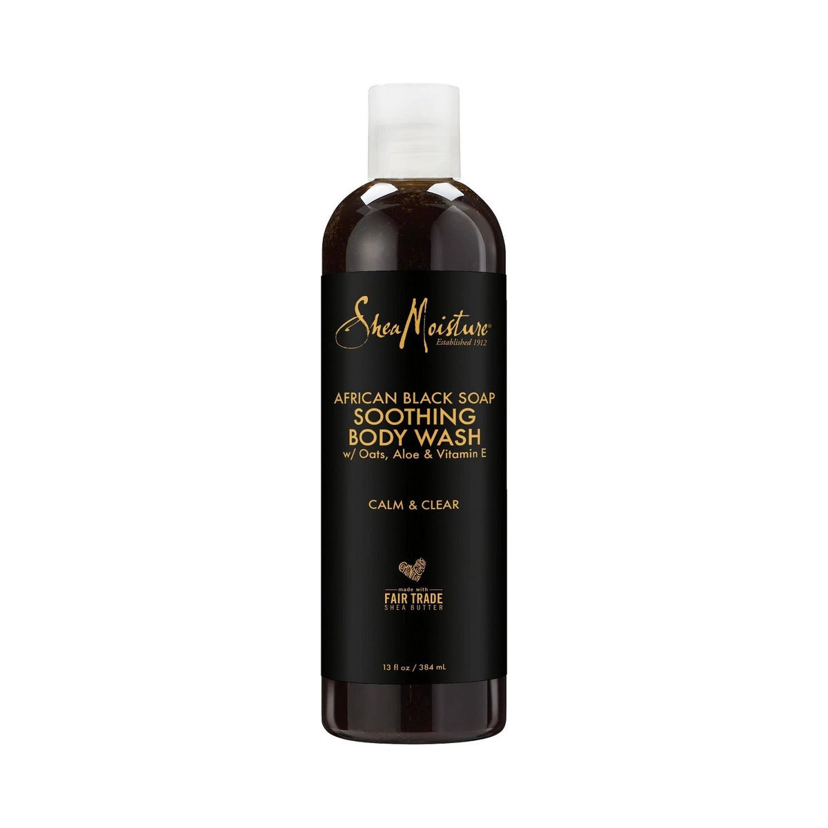 SheaMoisture African Black Soap Body Wash 13 Fl Oz (Pack of 12)