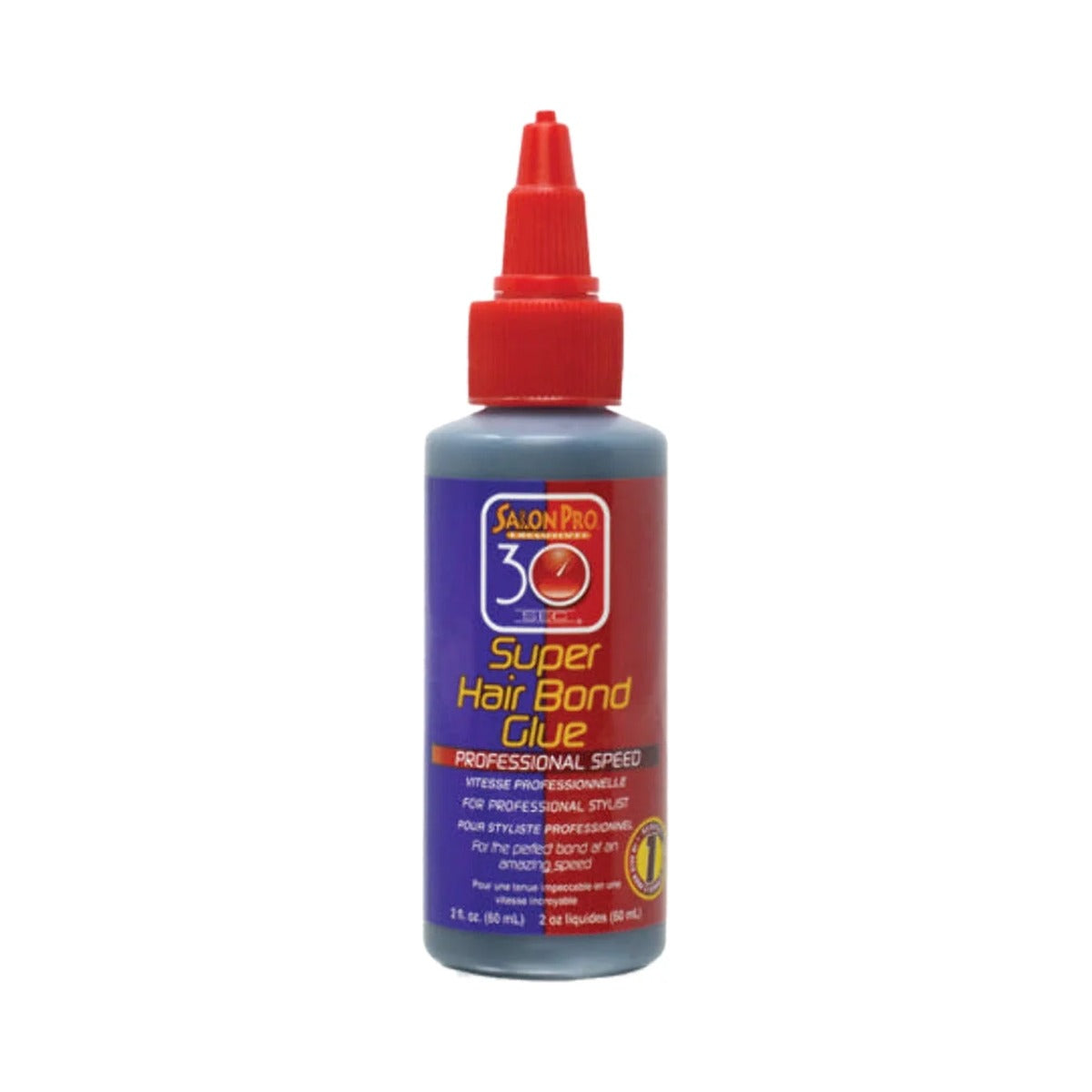 SalonPro 30 Sec Super Hair Bond Glue 1 Fl Oz (Pack of 72)