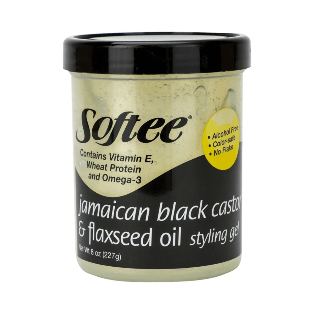Softee Jamaican Black Castor & Flaxseed Oil Styling Gel (Pack of 6)