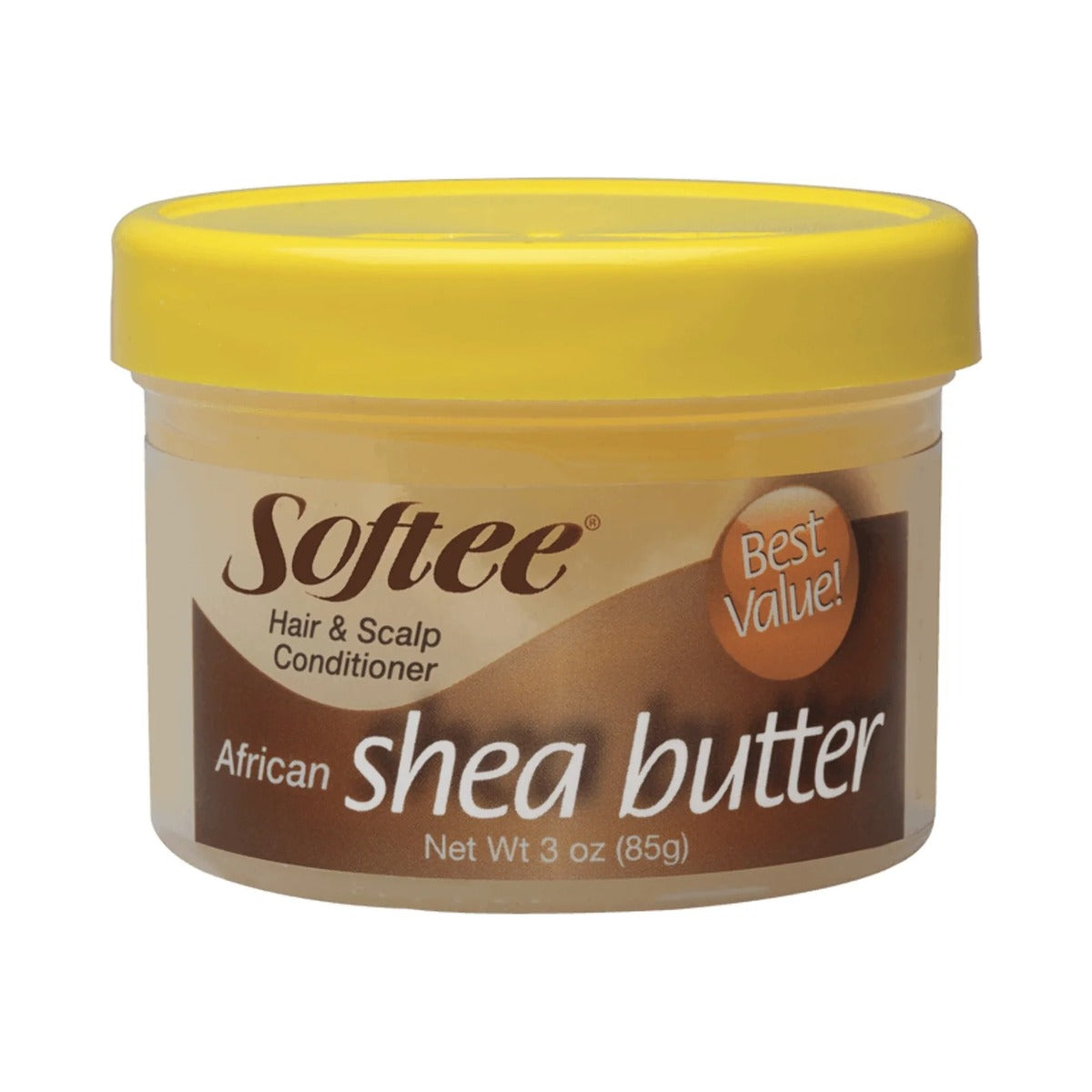 Softee Shea Butter Hair Scalp Conditioner 3 Oz (Pack of 6)