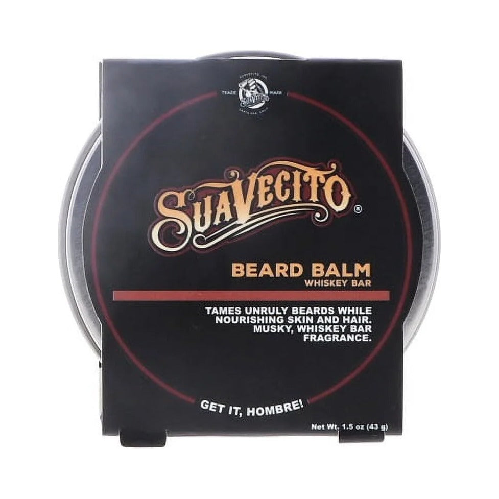 Suavecito Beard Balm Whiskey Bar 2 Oz (Pack of 6)