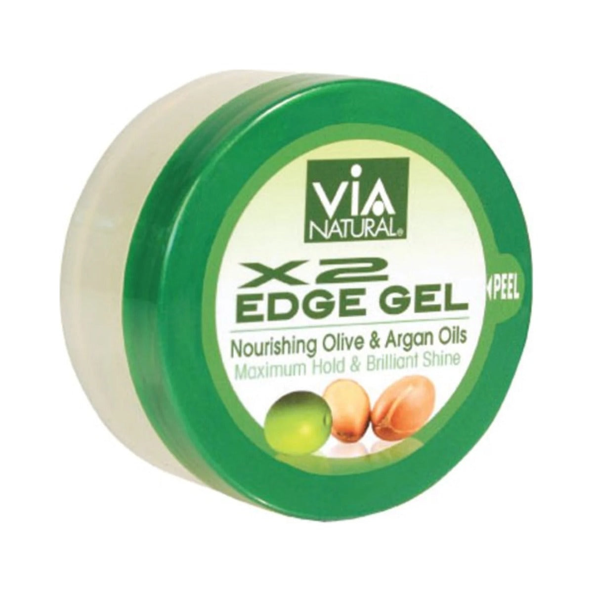 Via Natural X2 Edge Gel 2 Oz (Pack of 12)