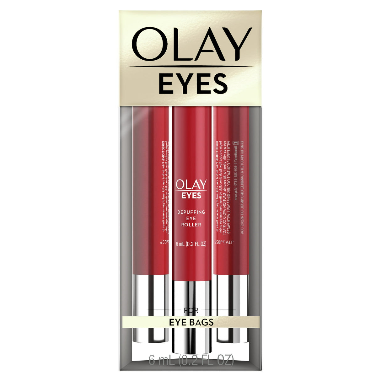 Olay Eyes Depuffing Eye Roller For Tired Skin 0.2 Fl Oz(Pack Of 12)