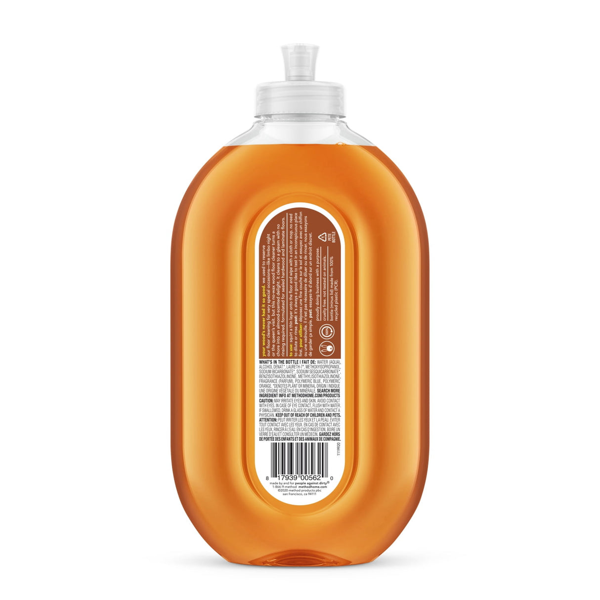 Method Squirt + Mop Hardwood Floor Cleaner Almond 25 Oz (Pack of 6)