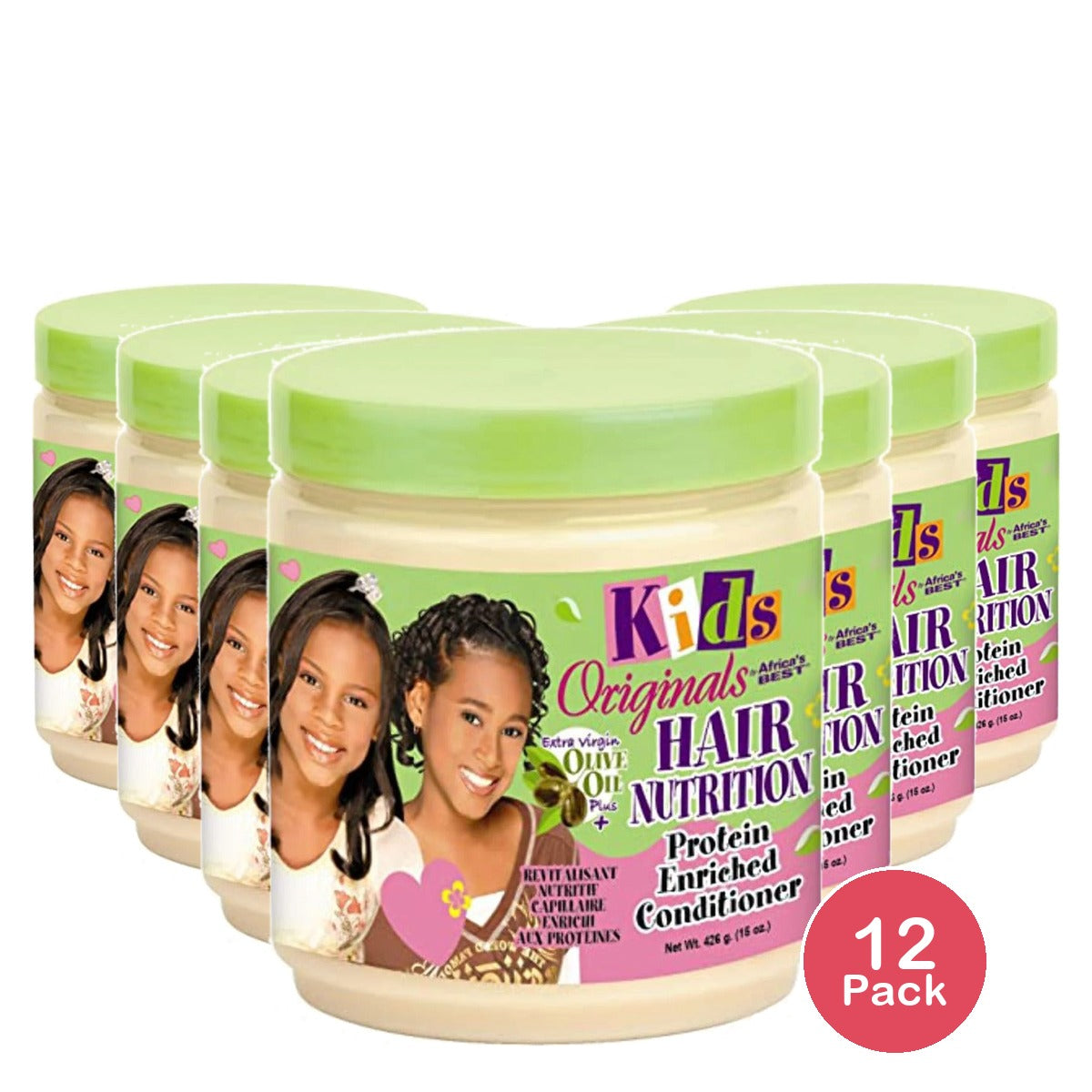 Africa's Best Kids Originals Hair Nutrition Conditioner 15 Oz (Pack of 12)