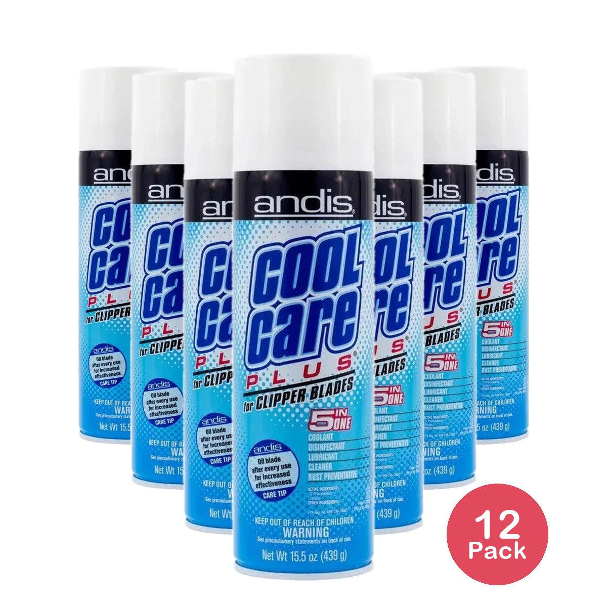 Andis Cool Care Plus 5 in 1 Spray (Pack of 12)